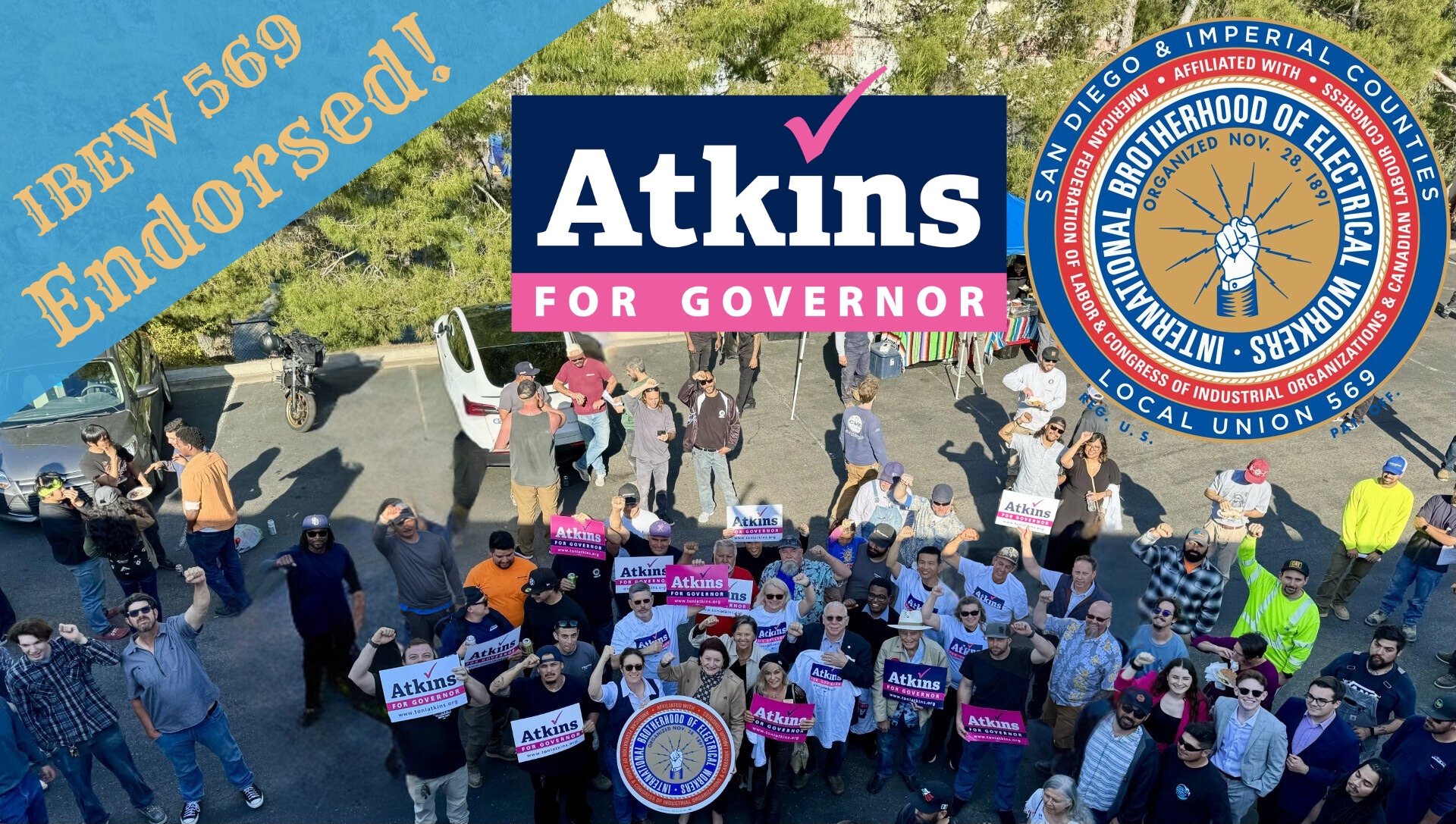 IBEW 569 Endorses Toni Atkins for Governor! IBEW International